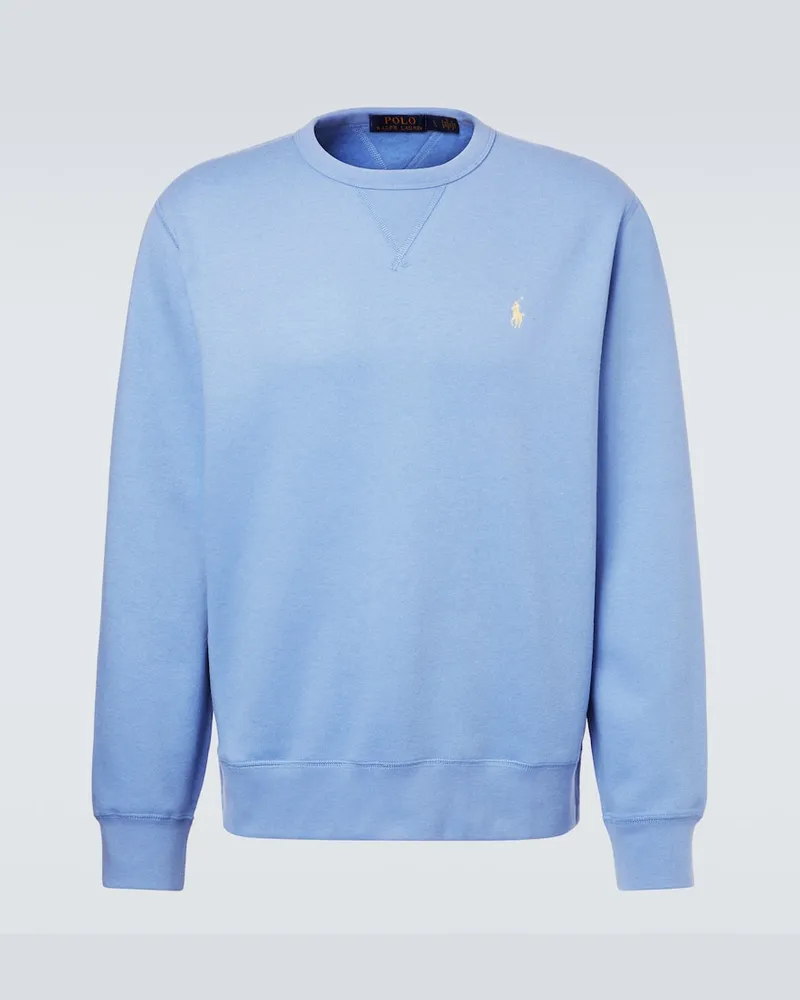 Ralph Lauren Sweatshirt aus einem Baumwollgemisch Blau