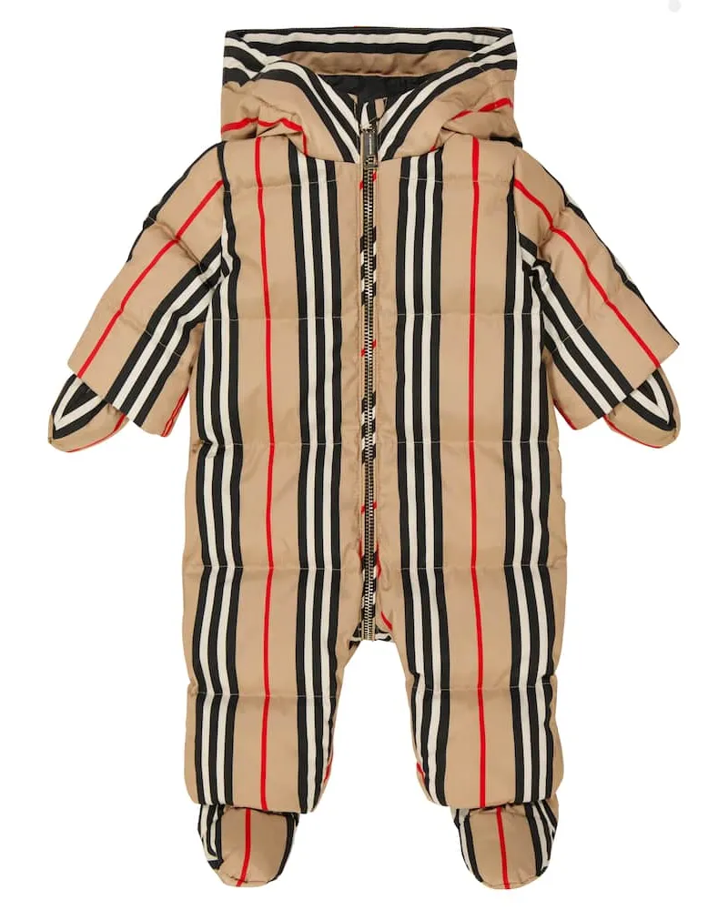 Burberry Baby Schneeanzug Archive Check Beige