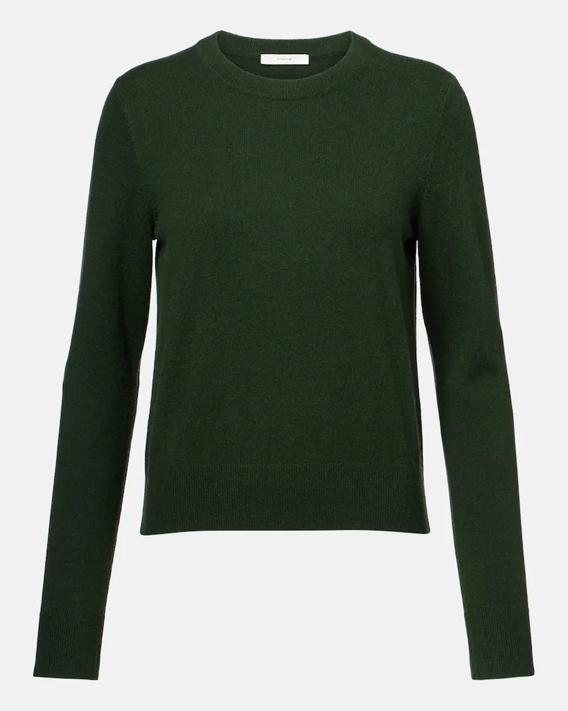 Vince Pullover aus Wolle Grün