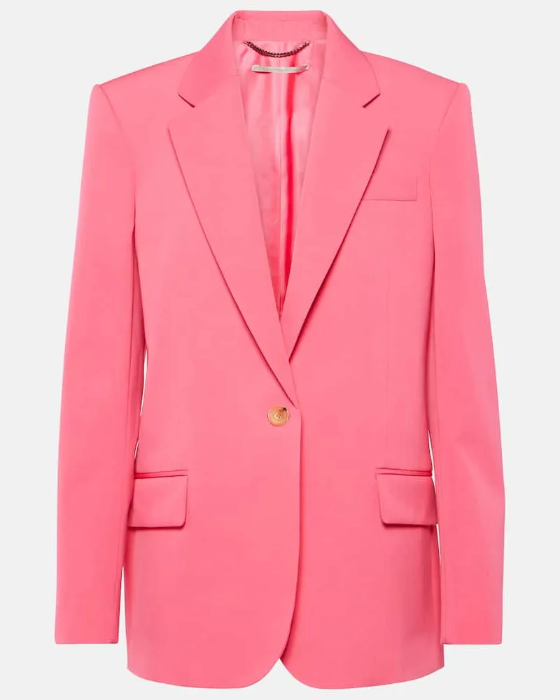 Stella McCartney Blazer aus Wolle Rosa