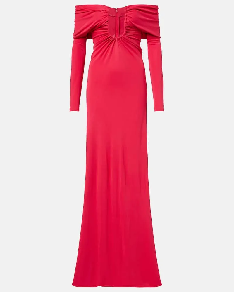 Christopher Esber Robe Arced Palm Rosa