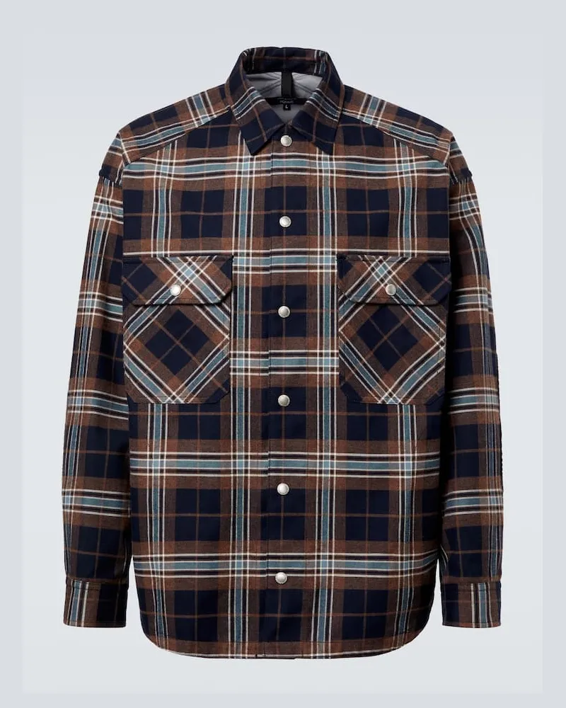 Comme des Garçons Comme des Garçons Homme Hemdjacke aus Baumwolle Braun