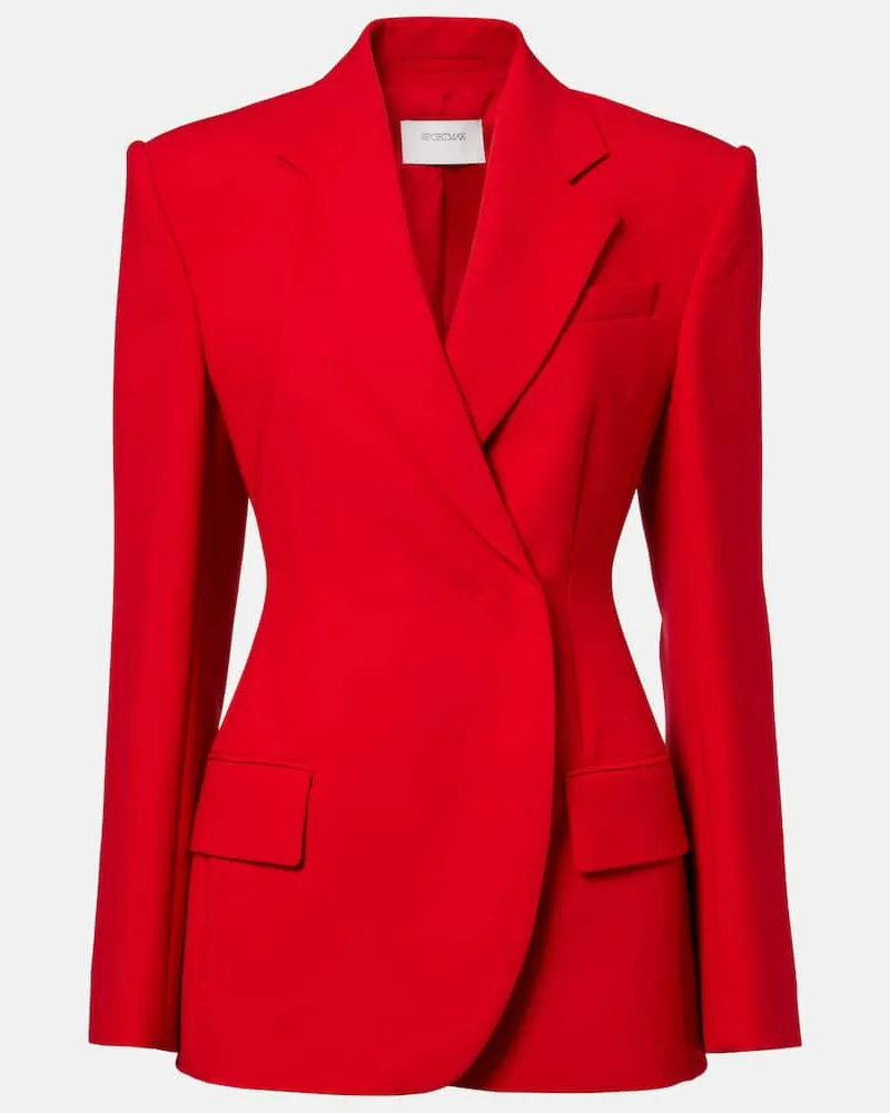 SPORTMAX Blazer aus Canvas Rot