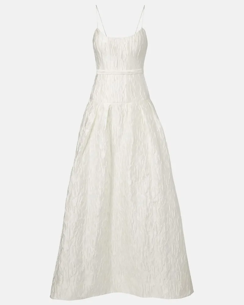 Rebecca Vallance Bridal Robe Vanilla Dreams aus Satin Weiß
