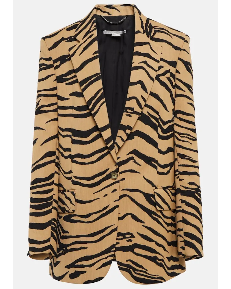 Stella McCartney Blazer aus Jacquard Multicolor