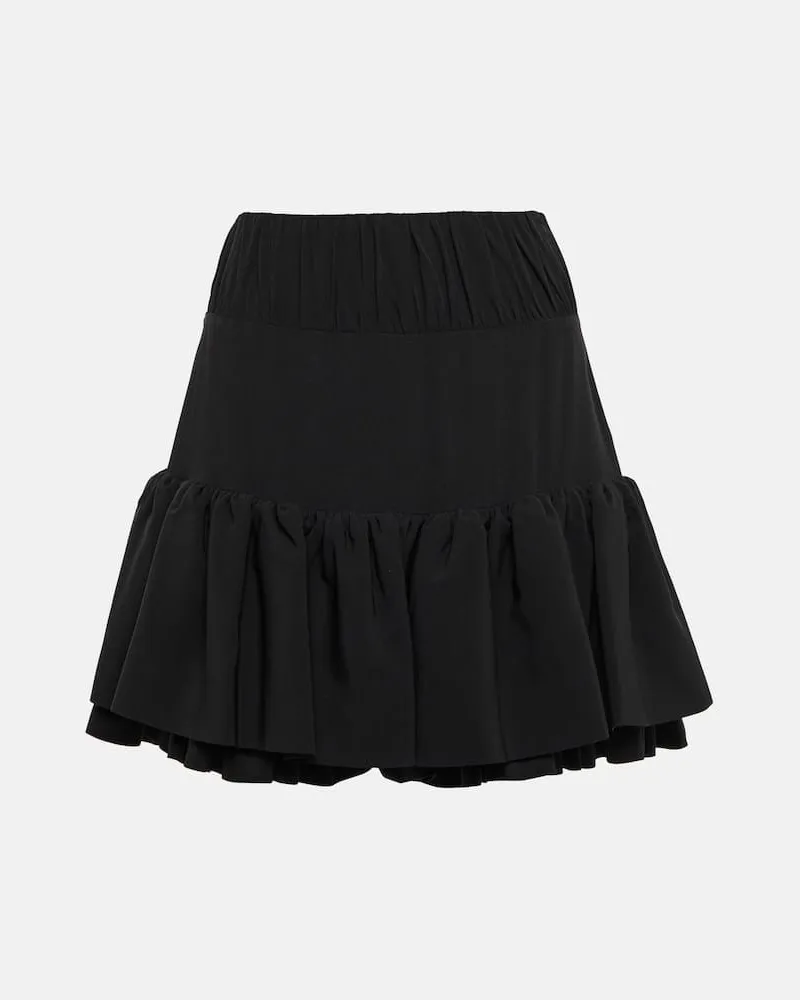 Paco Rabanne High-Rise-Minirock Schwarz