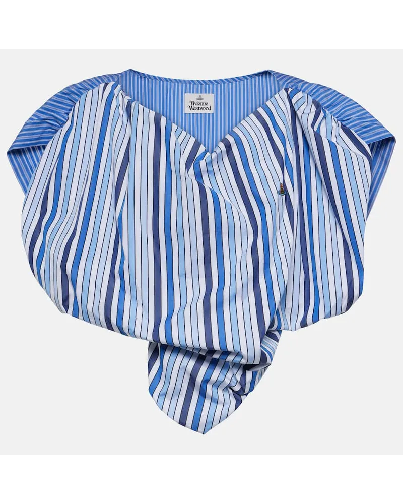 Vivienne Westwood Top aus Baumwolle Blau