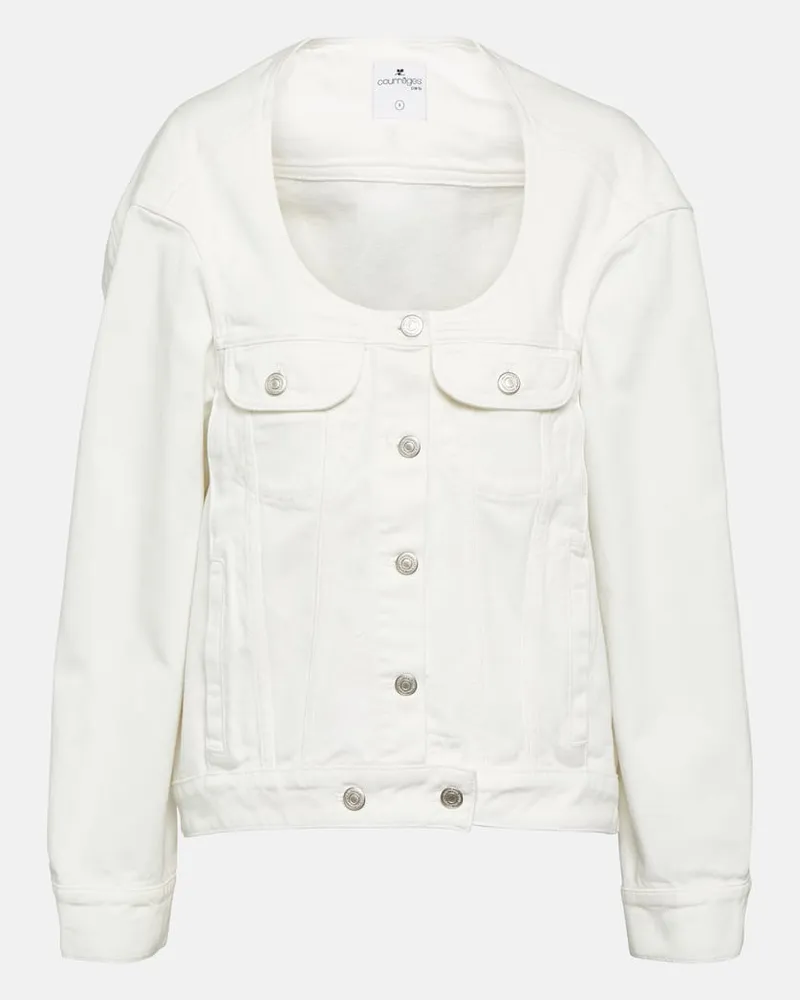 Courrèges Courrèges Jeansjacke Weiß