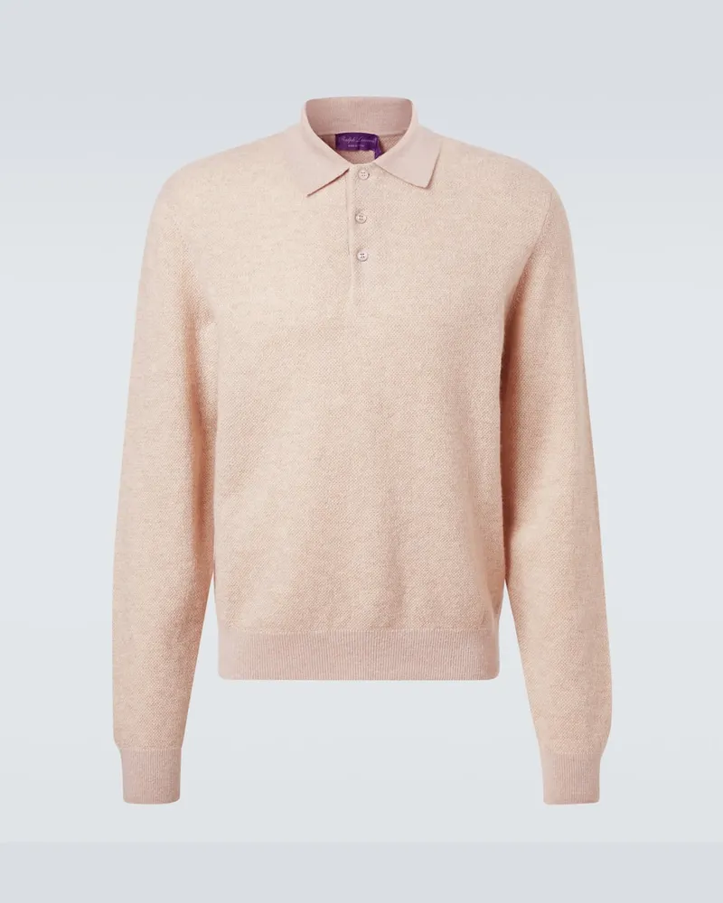 Ralph Lauren Polopullover aus Kaschmir Beige