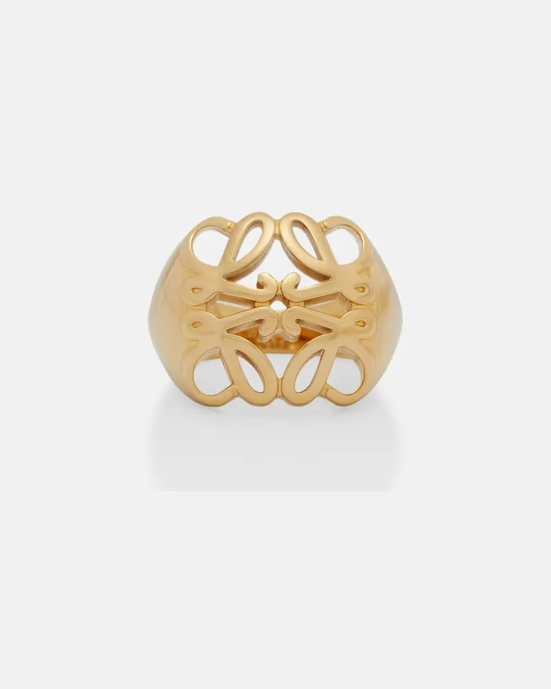Loewe Ring Anagram Bombé Gold