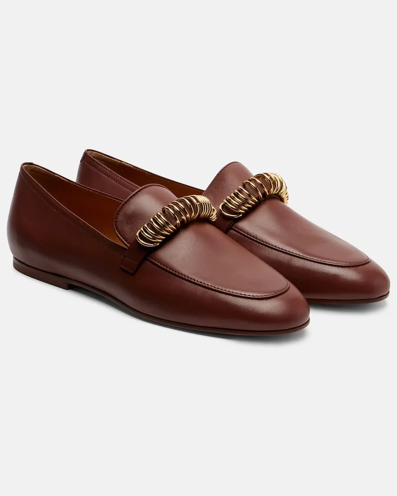 TOD'S Loafers aus Leder Braun