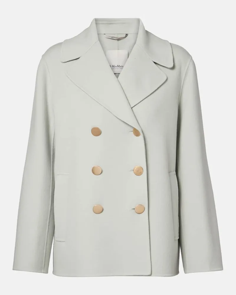 Max Mara Jacke Margot aus Schurwolle Grün