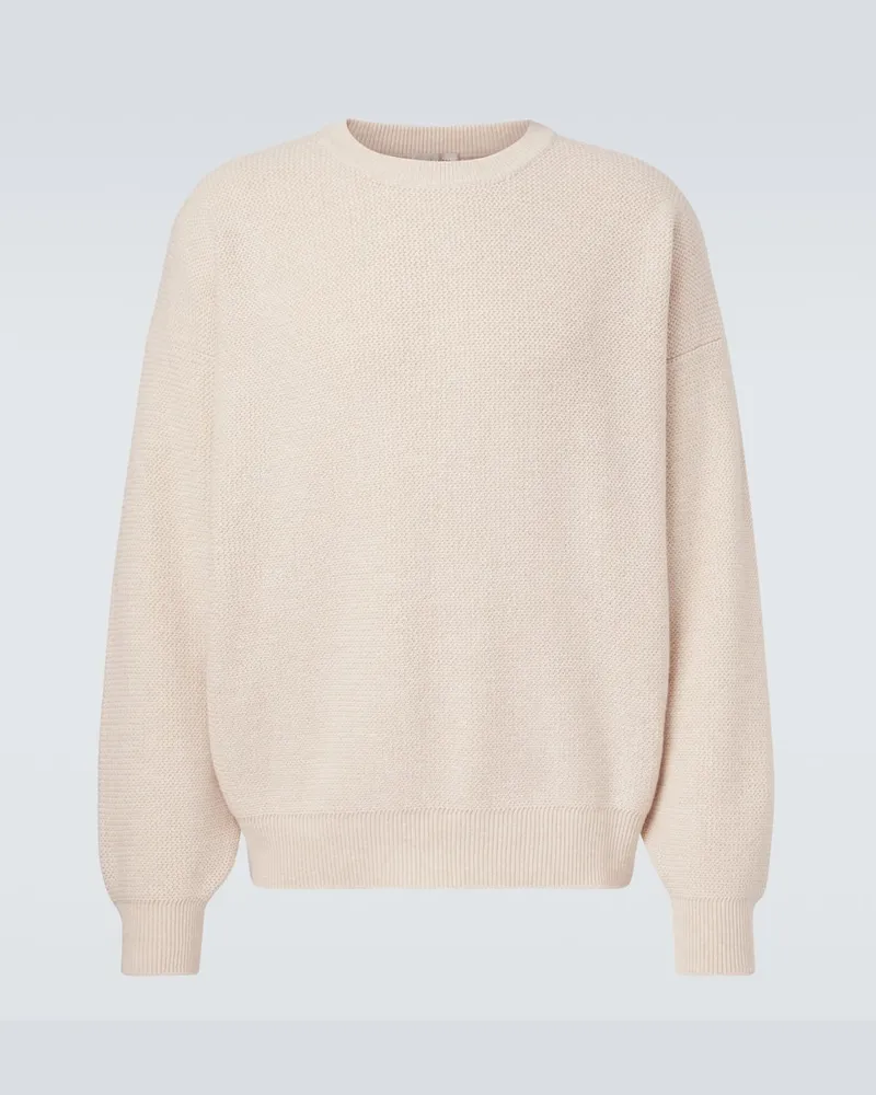 Fear of God Pullover aus Schurwolle Weiß