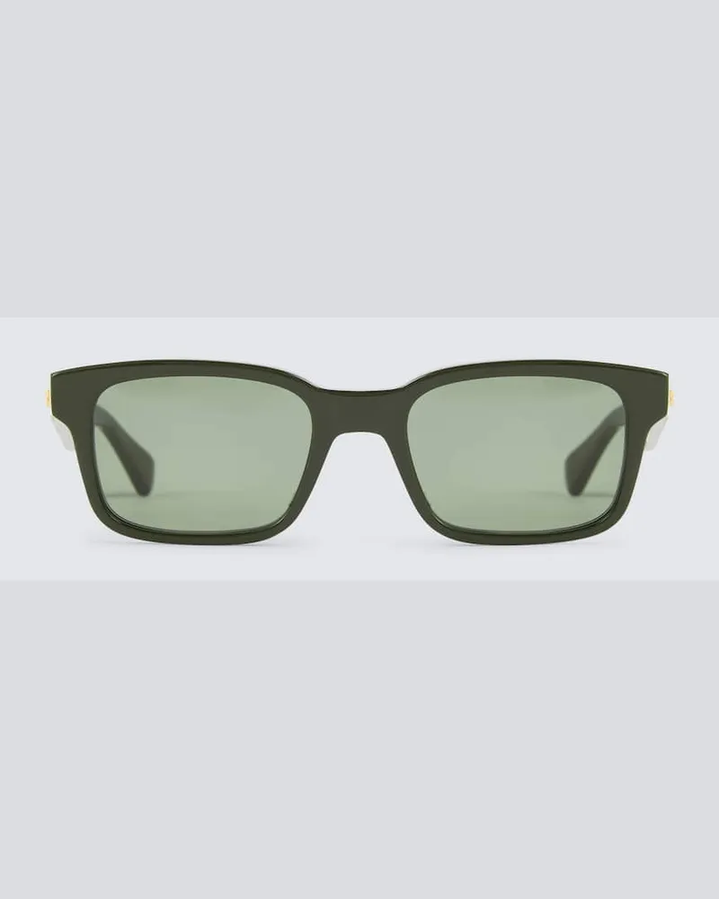 Bottega Veneta Eckige Sonnenbrille Grün