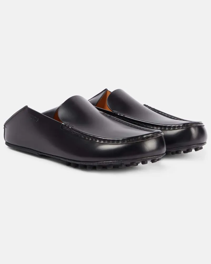 TOD'S Mokassins aus Leder Schwarz