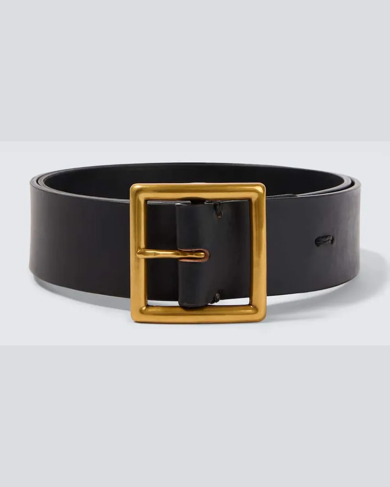 Visvim Gürtel aus Leder Schwarz