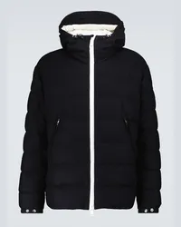 Moncler Daunenjacke Vabb aus Schurwolle Blau