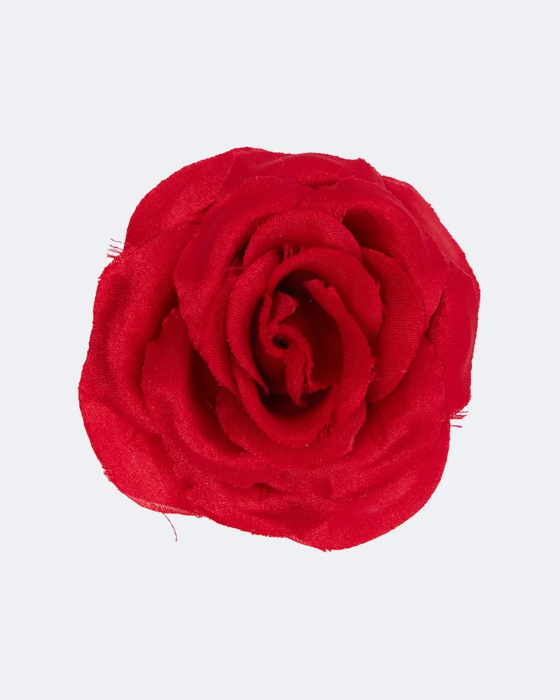 KHAITE Brosche Frankie aus Organza Rot