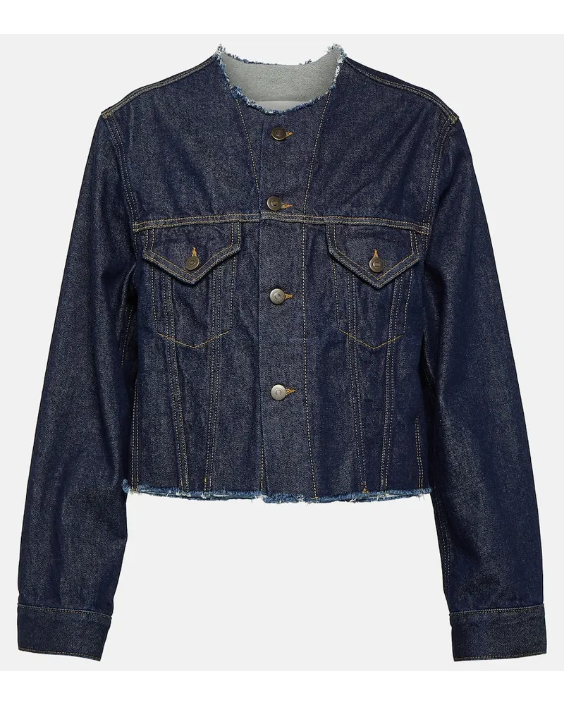 Maison Margiela Jeansjacke Blau