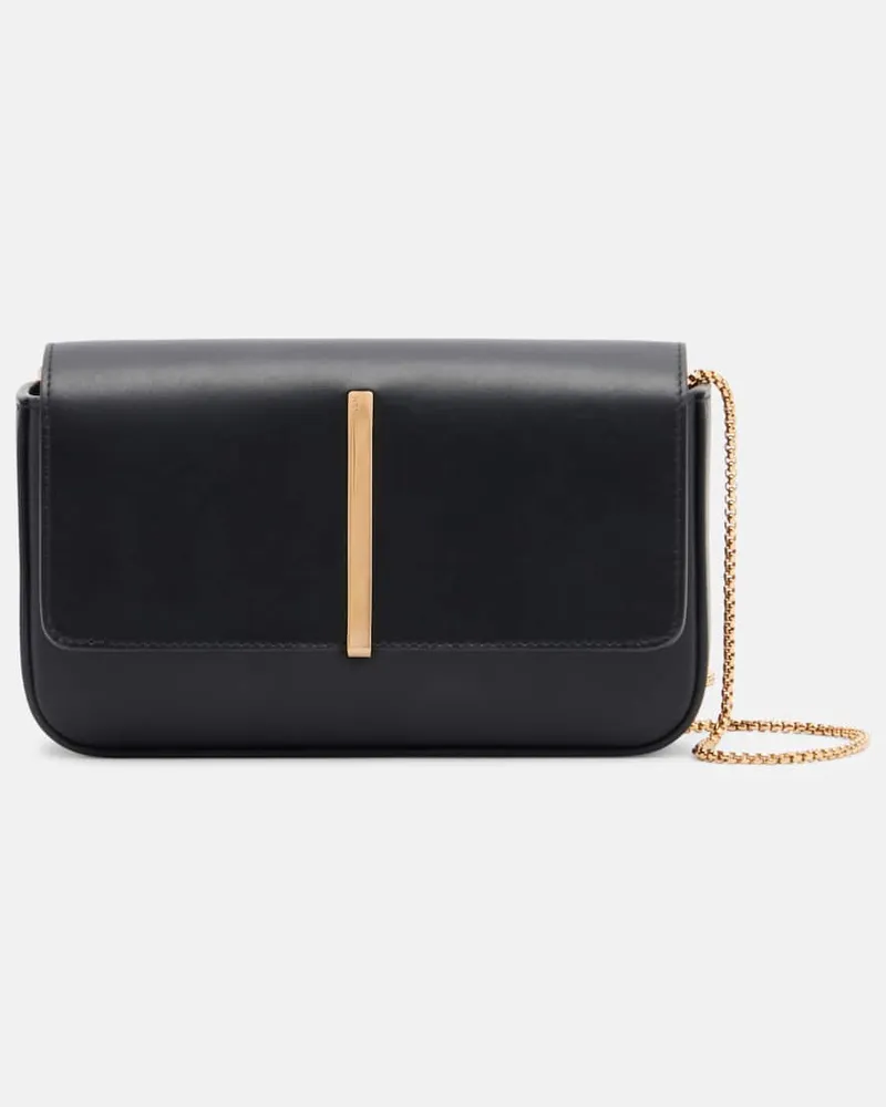 TOD'S Schultertasche Di Folio Mini aus Leder Schwarz