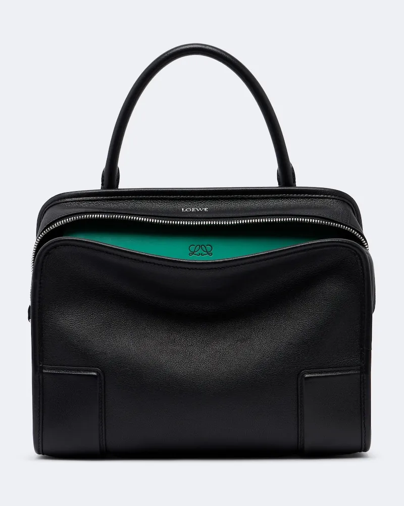 Loewe Henkeltasche Amazona 180 Medium aus Leder Schwarz