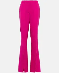 Giuseppe di Morabito Mid-Rise-Hose aus einem Wollgemisch Pink