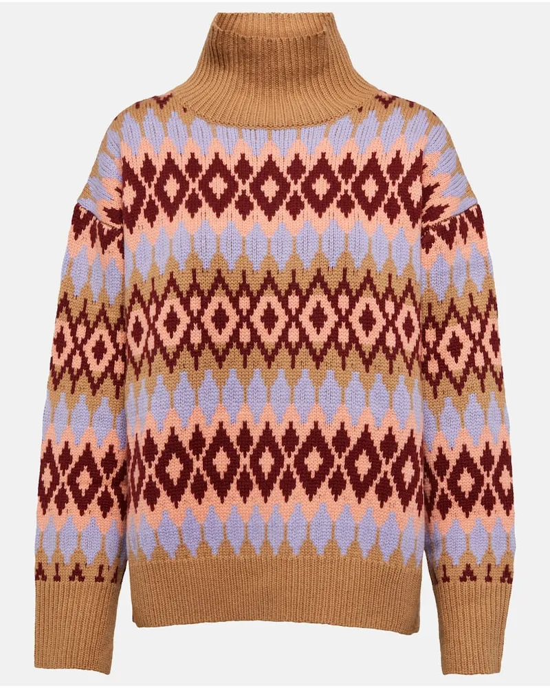 Jardin des Orangers Pullover aus Wolle und Kaschmir Multicolor