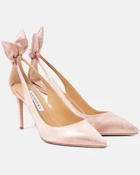 Aquazzura Pumps Bow Tie 85 Pink