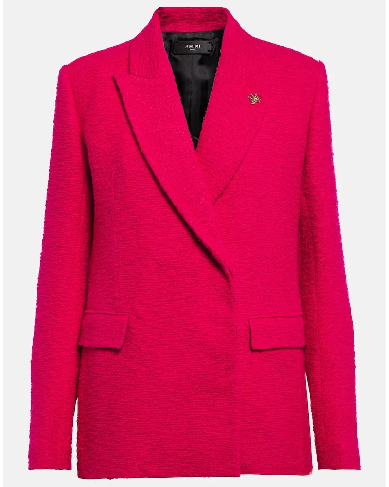 Amiri Blazer aus Bouclé Pink