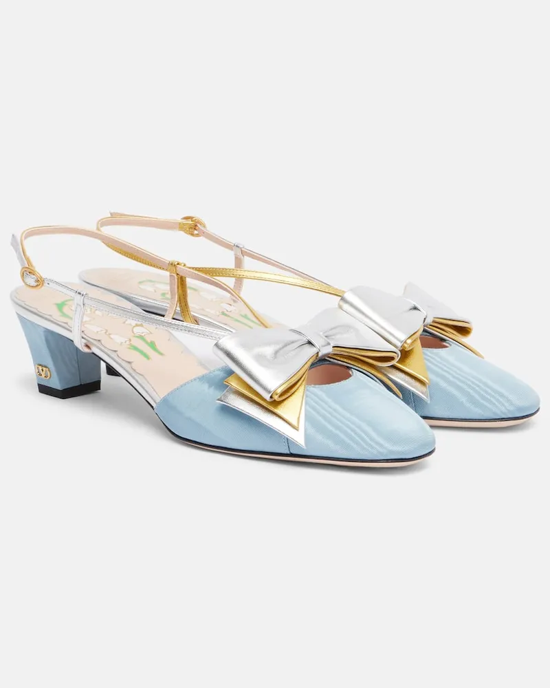 Valentino Garavani Pumps Bowow 45 aus Leder Multicolor