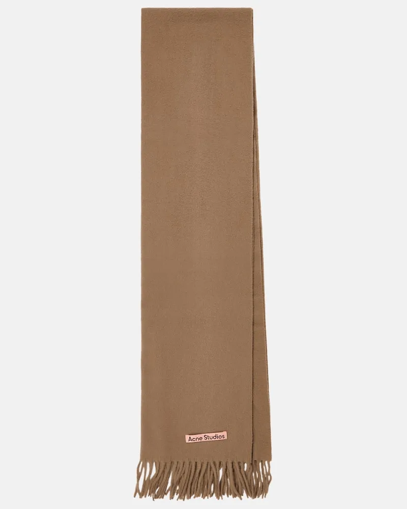 Acne Studios Schal Canada New aus Wolle Braun