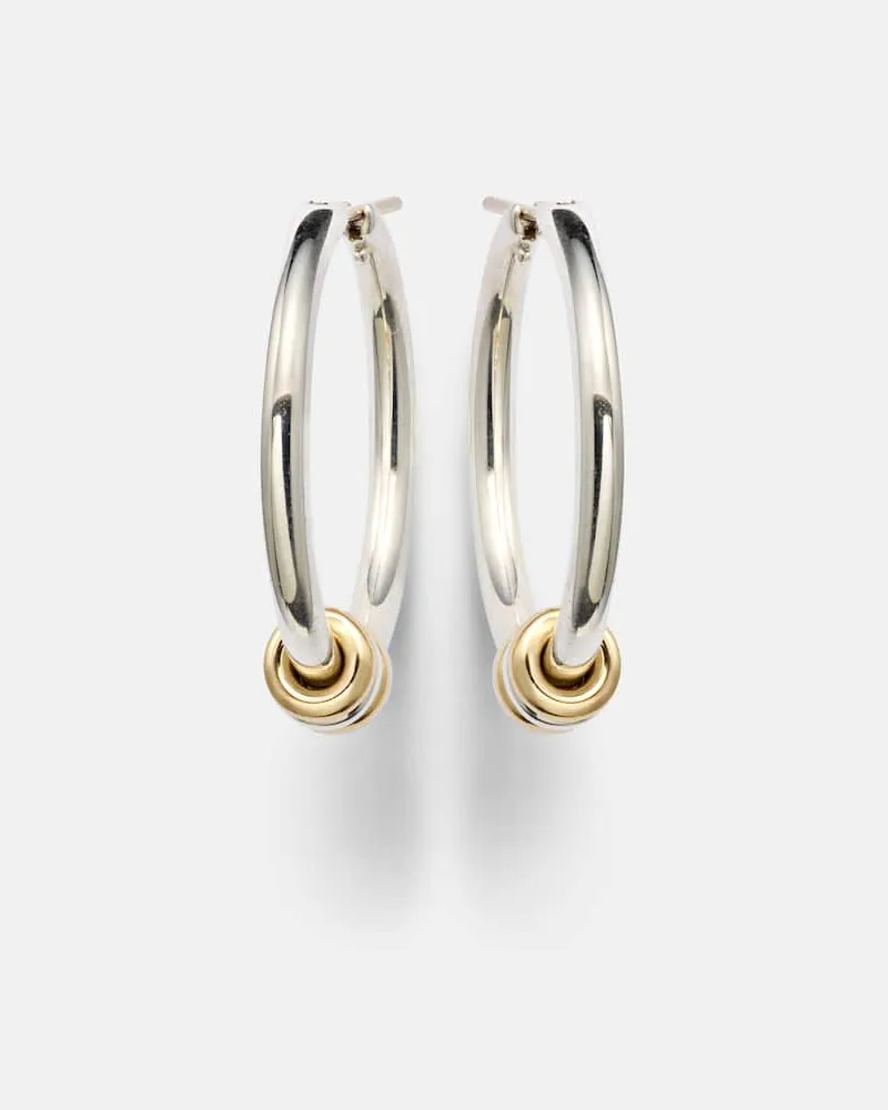 Spinelli Kilcollin Ohrringe Argo aus Sterlingsilber mit 18kt Gelbgold Gold