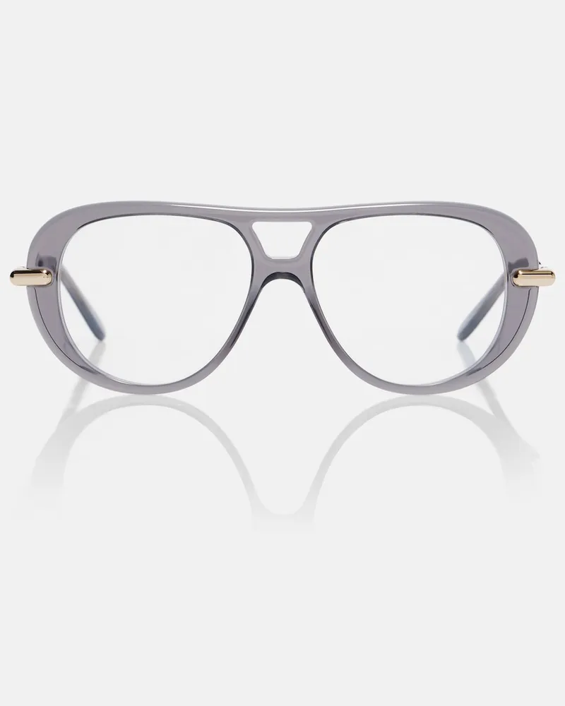 Loewe Aviator-Brille Slim Grau
