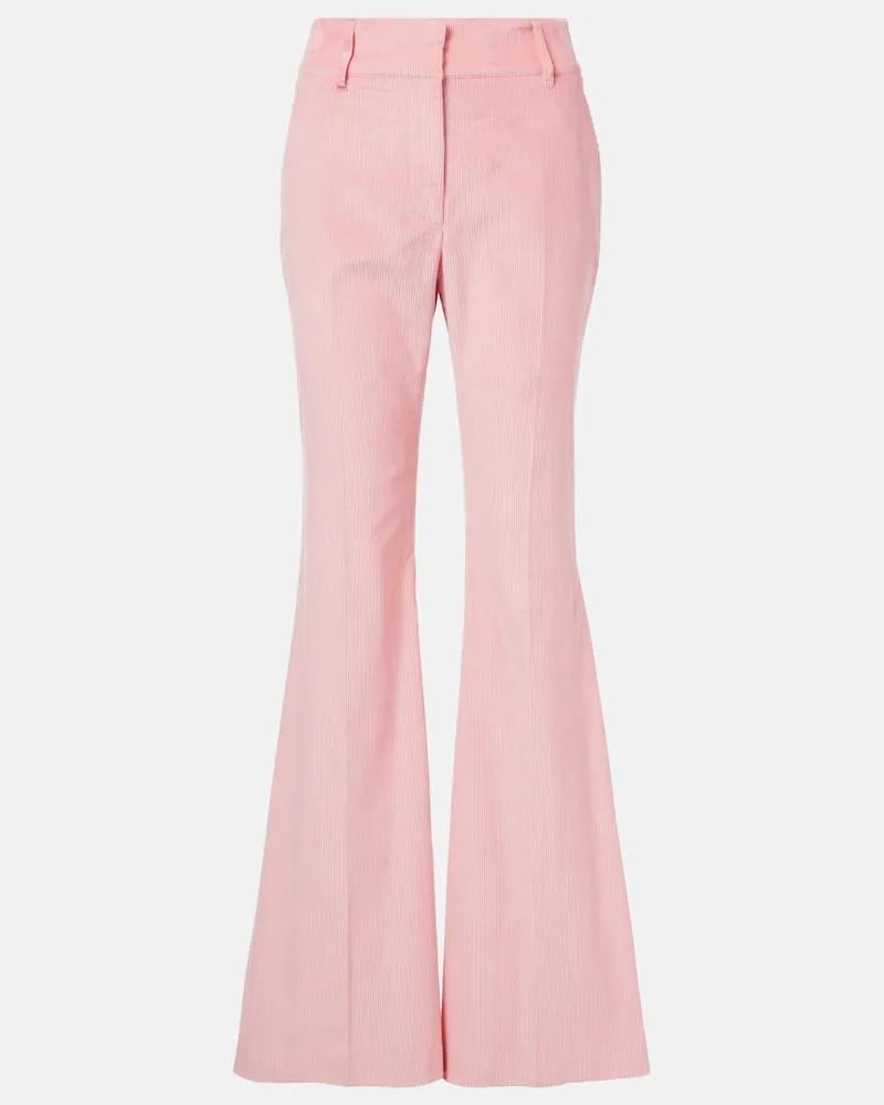 Gabriela Hearst Schlaghose Ianthe aus Baumwoll-Cord Pink