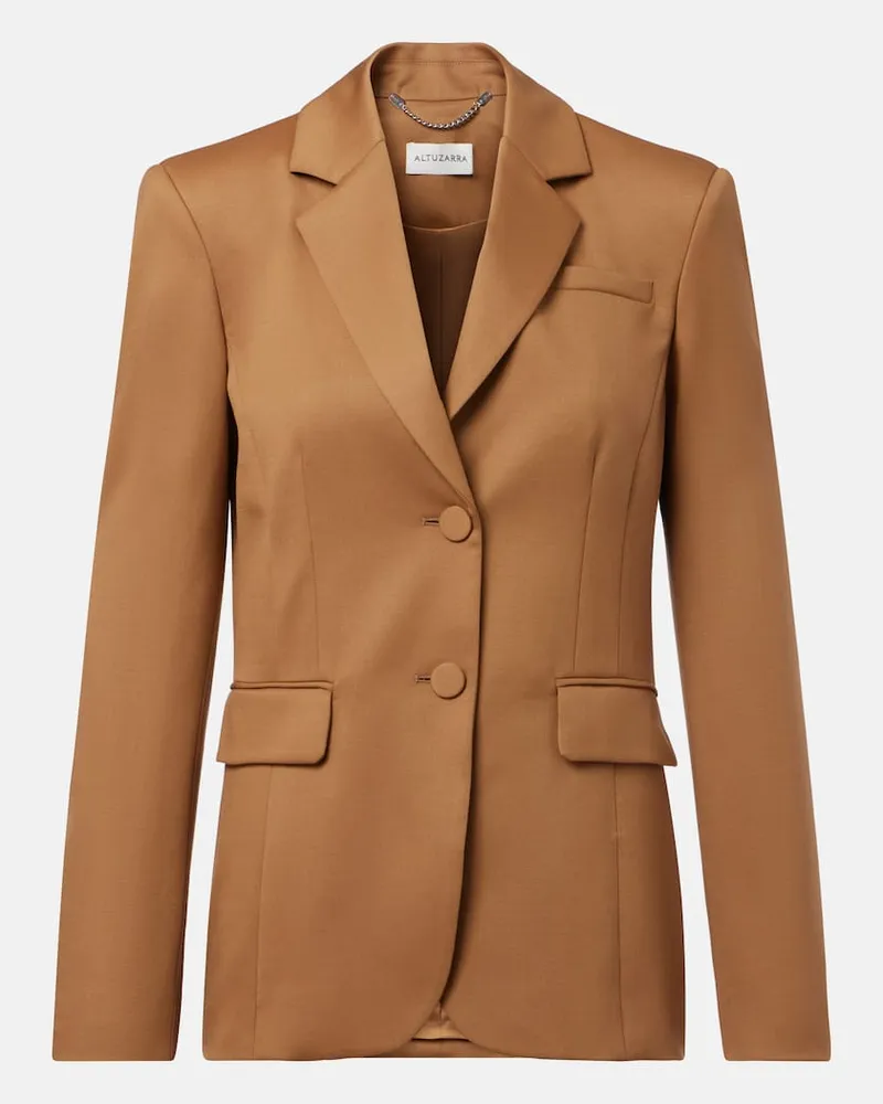 Altuzarra Blazer Fenice aus Wolle Braun