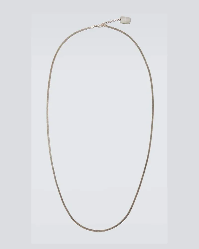 Saint Laurent Halskette Silber