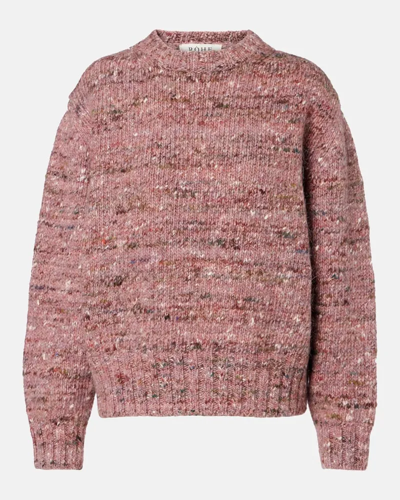 Róhe Róhe Pullover aus Wolle, Alpakawolle und Seide Rosa