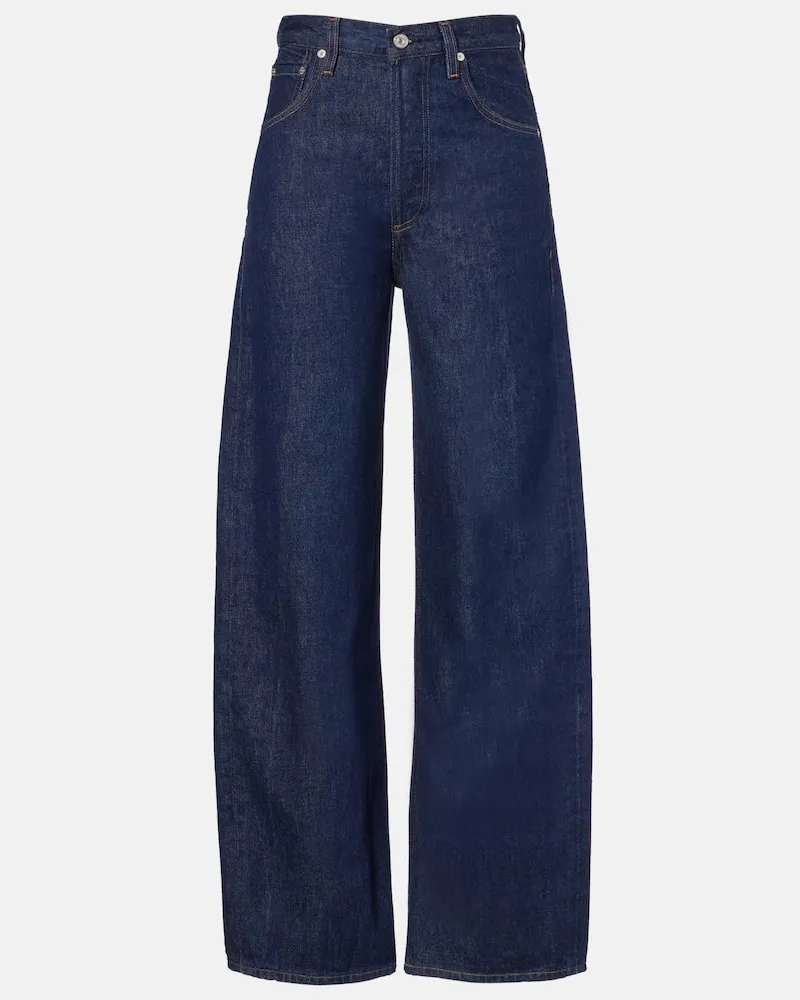 Citizens of humanity High-Rise Wide-Leg Jeans Ayla Blau