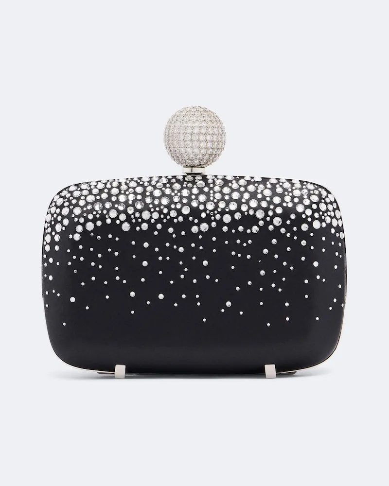 Roger Vivier Verzierte Clutch Vivier Marlene Small Schwarz