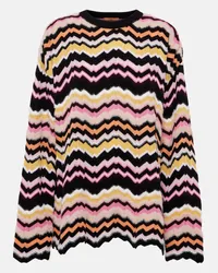 Missoni Pullover aus Haekelstrick Multicolor