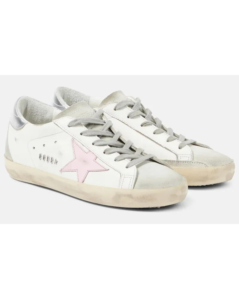 Golden Goose Sneakers Super-Star aus Leder Weiss