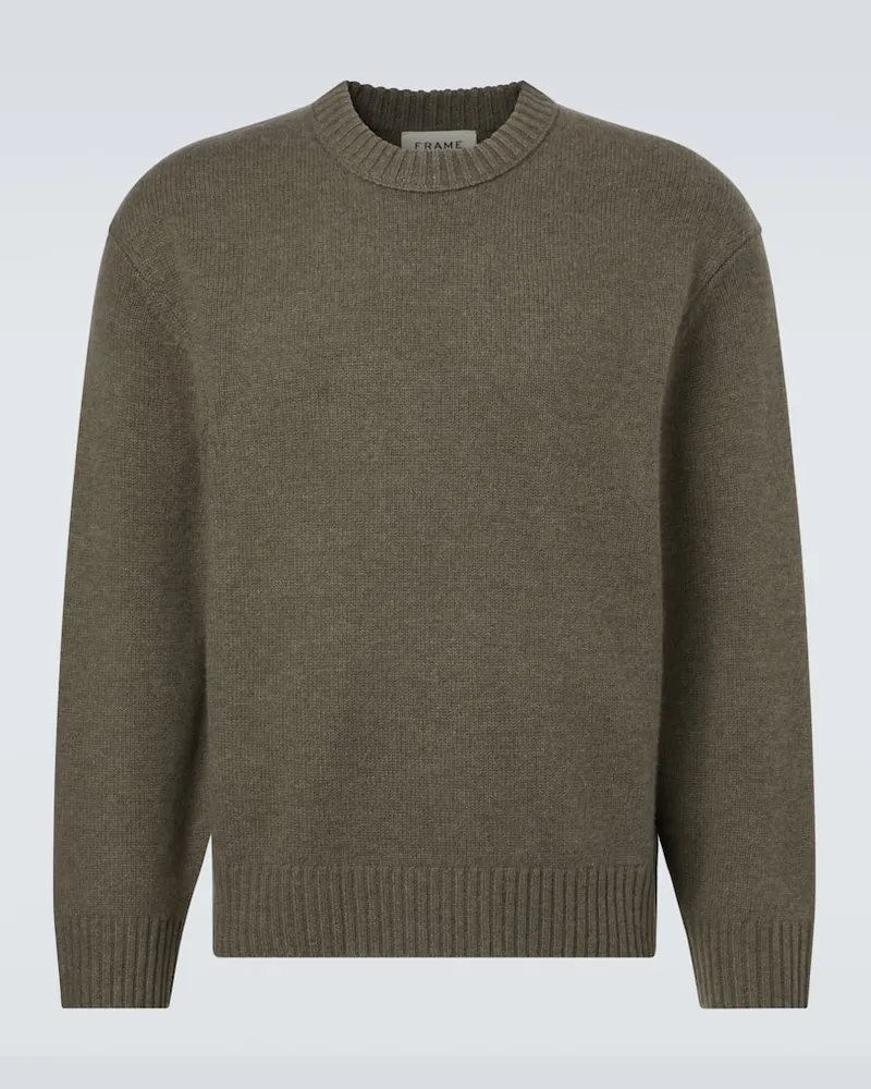 Frame Denim Pullover aus Kaschmir Grün