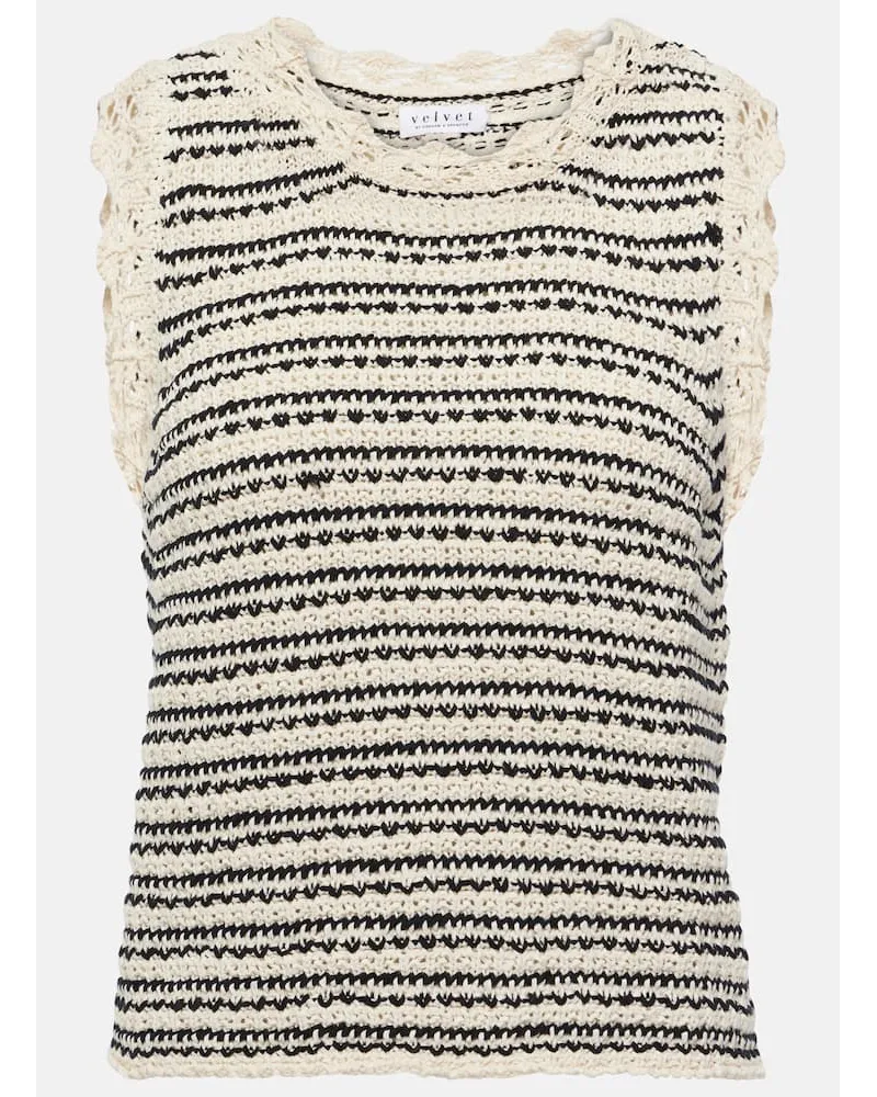 Velvet Top Sophie aus einem Baumwollgemisch Multicolor