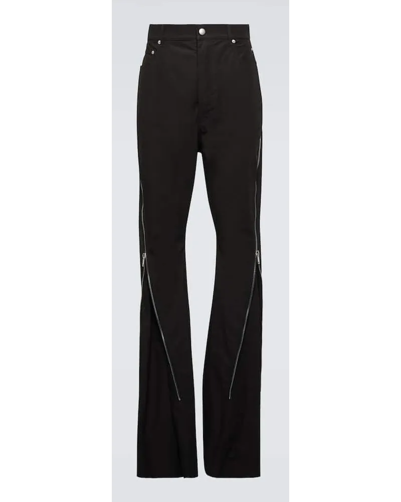 Rick Owens Hose Bolan Banana aus Baumwolle Schwarz