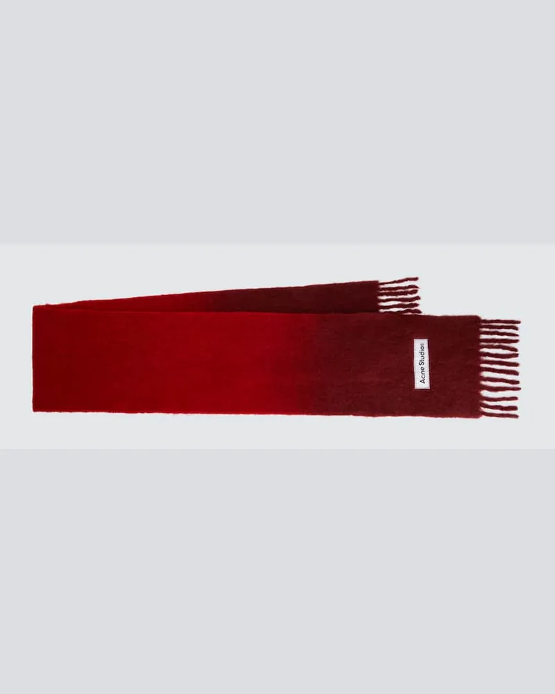Acne Studios Schal Rot