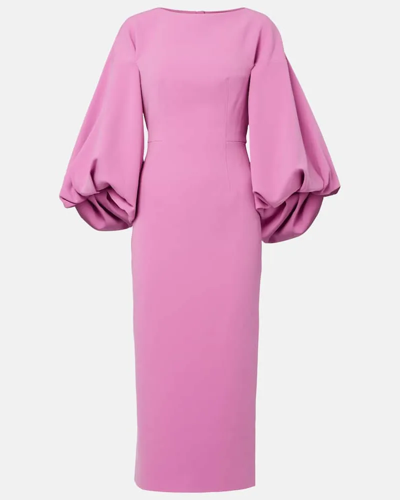 Roksanda Ilincic Robe Garance aus Crêpe Rosa