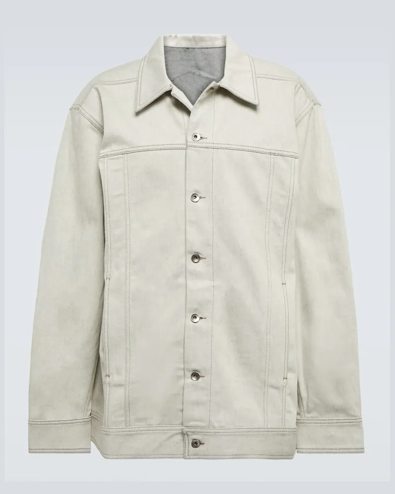 Rick Owens Jeansjacke Weiß