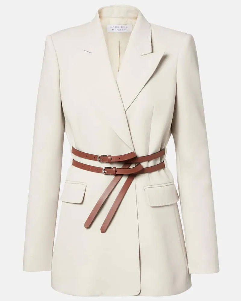 Gabriela Hearst Blazer aus Wolle Beige