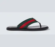 Sandalen GG Web Stripe