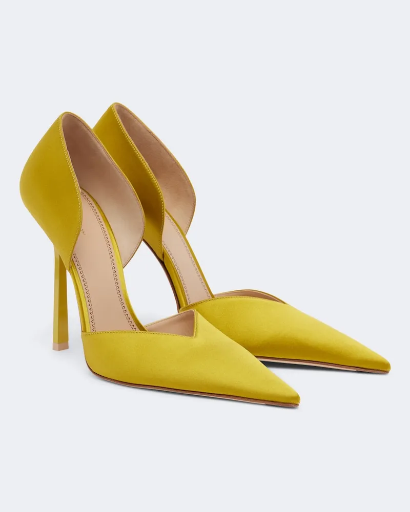 Victoria Beckham Pumps Victoria aus Satin Grün